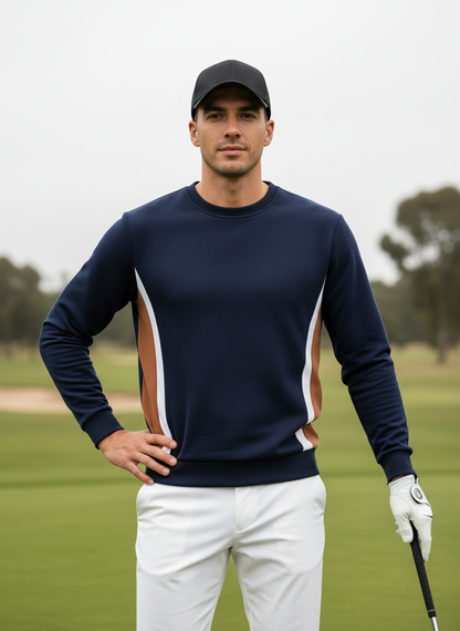 More Than Basic Men's Golf Crewneck Sweatshirt