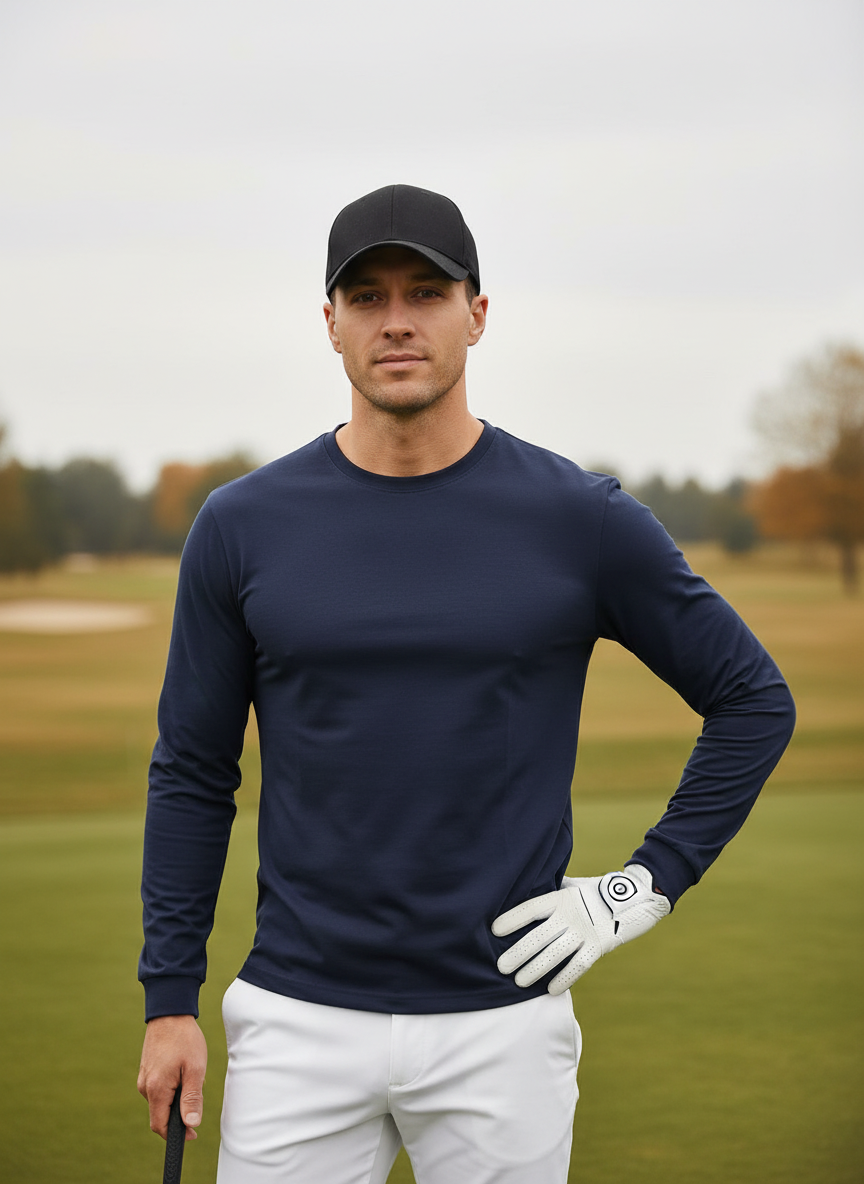 More Than Basic Men's Golf Crewneck T-Shirt