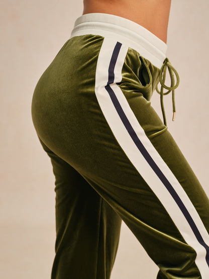 UltraSoft Velvet 40 Inch Stretch Drawstring Wide Leg Pants