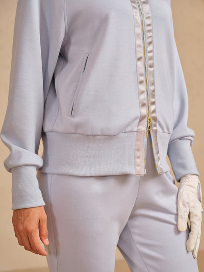 Chaqueta de manga larga UltraSoft con ribetes