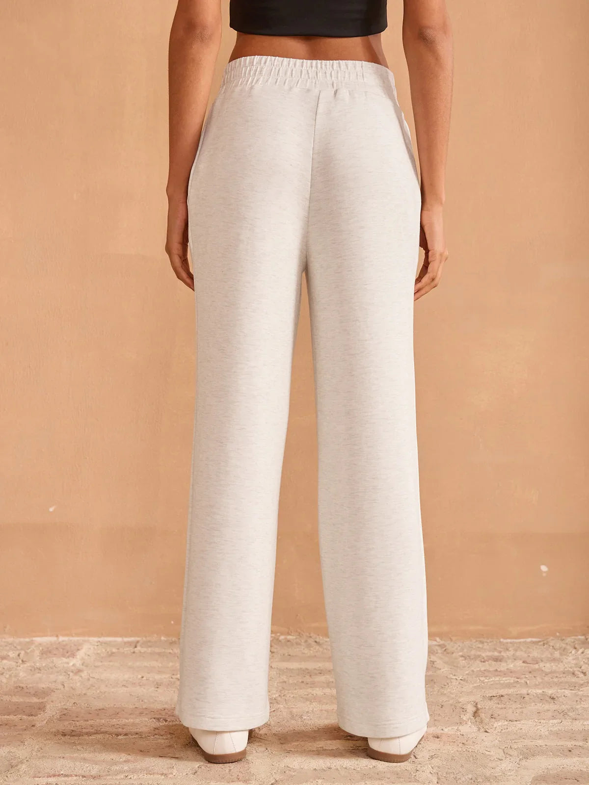 Pantalon large UltraSoft extensible à cordon dissimulé