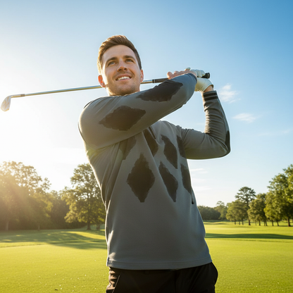 Not So Classic Men's Golf Shirt Quarterzip UPF50+