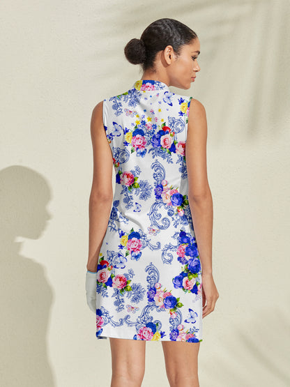 Botanical Energy Sleeveless 36.5 Inch Dress UPF50+