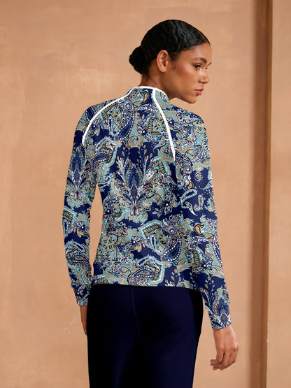 Pretty Feminine Long Sleeve Trimmed Sweatshirt