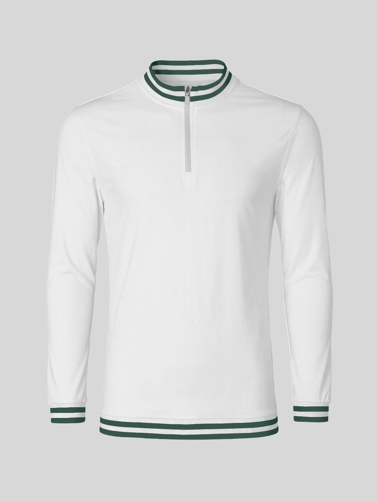 Playful Nautical Men's Golf Shirt Quarterzip UPF50+
