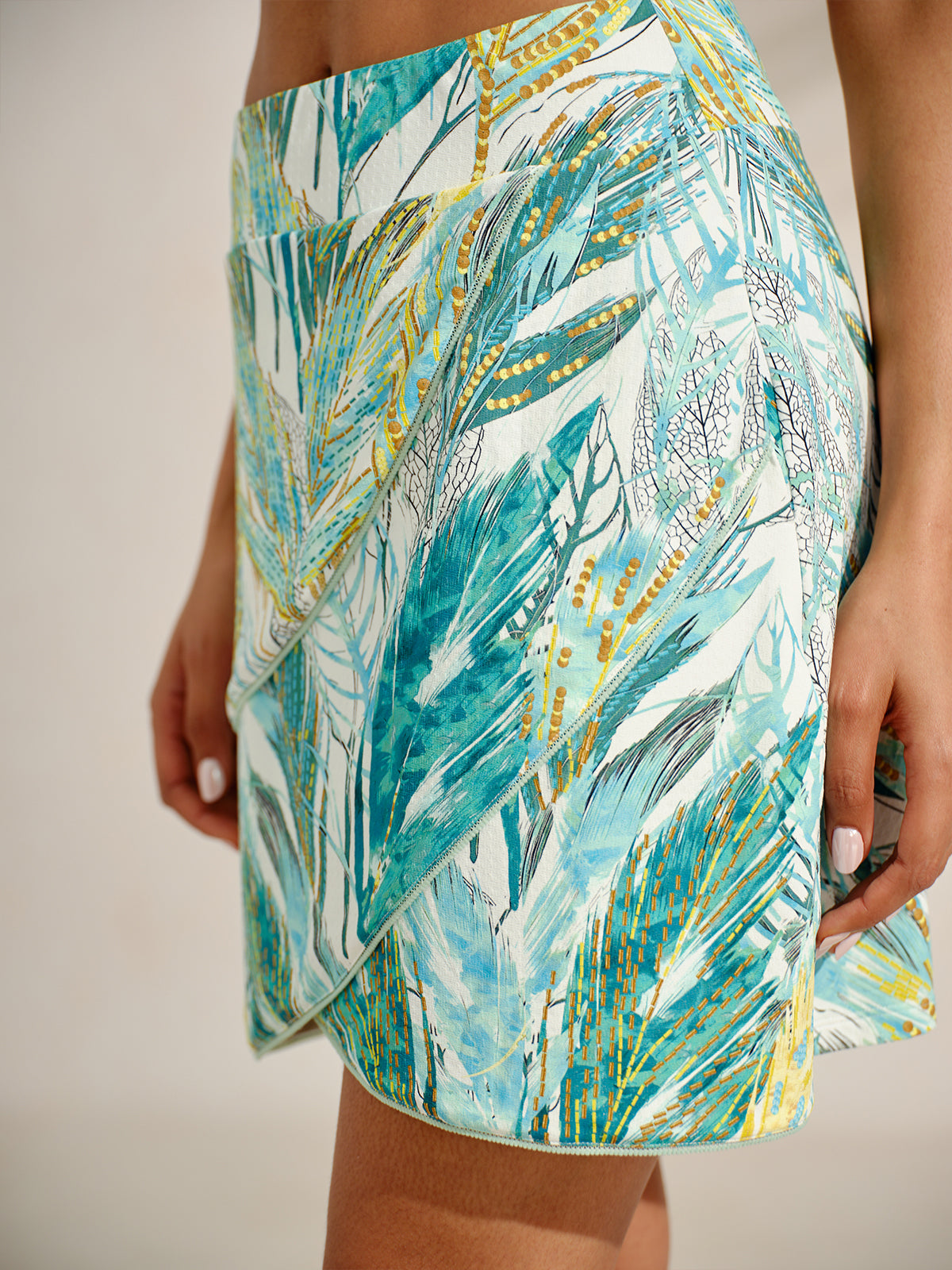 Ultrasoft Premium 18.5 Inch Asymmetrical Skort UPF50+