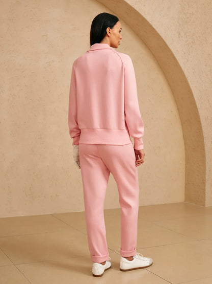 Chaqueta de manga larga UltraSuave con ribetes