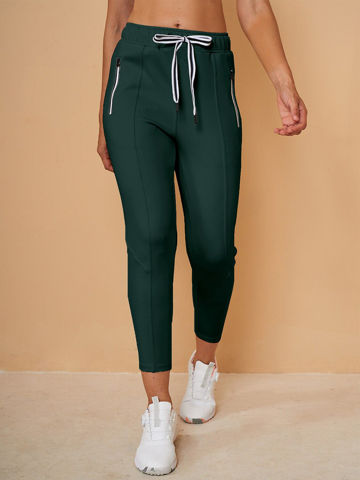 More Than Basic Drawstring Capri Sweatpants