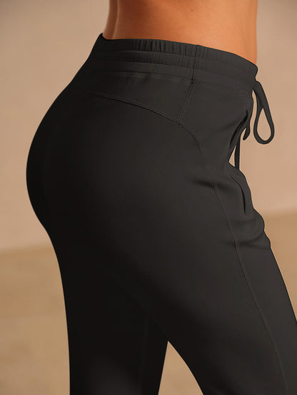 Más que básicos Pantalones tobilleros con cordón de 26.5 pulgadas