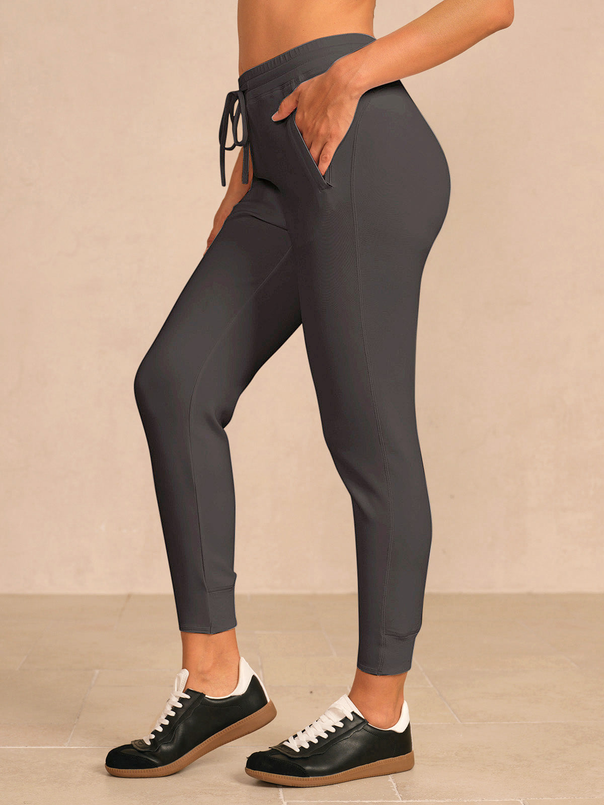 More Than Basic 26.5 Inch Drawstring Ankle Pants