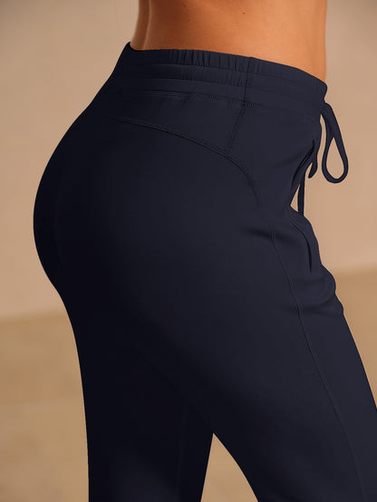 Más que básicos Pantalones tobilleros con cordón de 26.5 pulgadas
