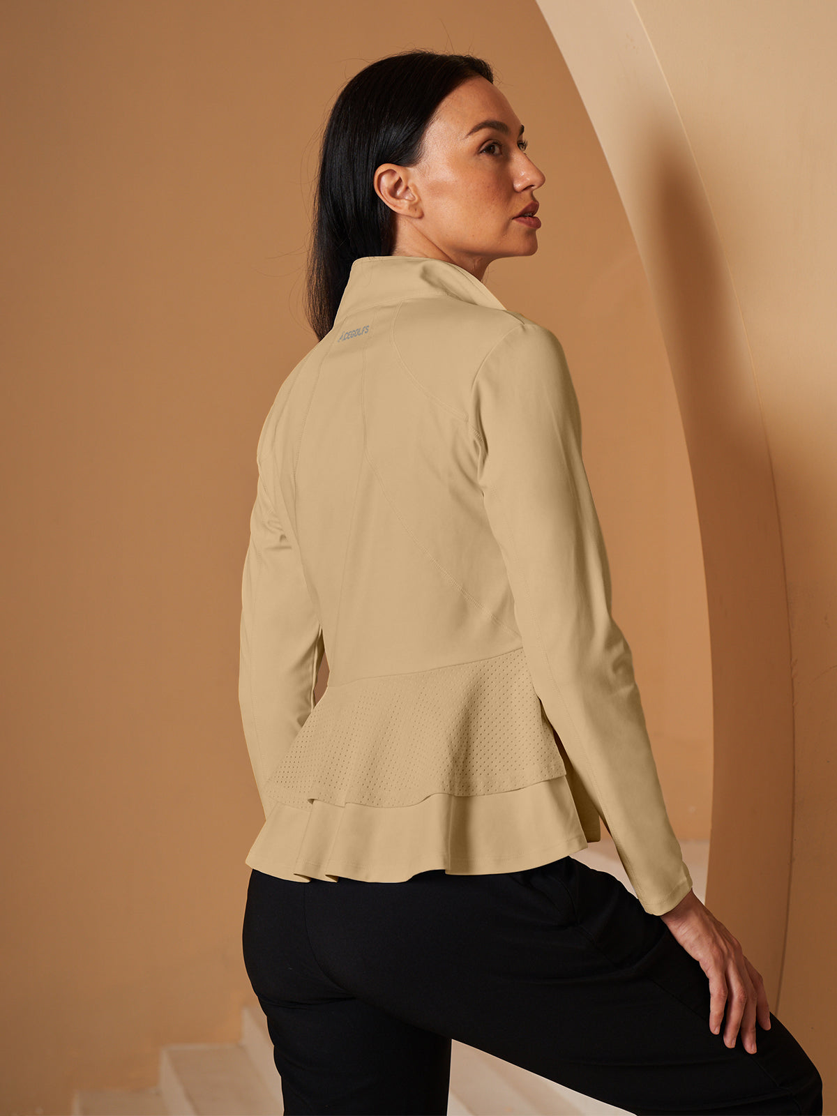 More Than Basic Ruffle Golf Jacket Sun Protection