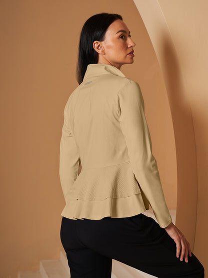 More Than Basic Ruffle Golf Jacket Sun Protection