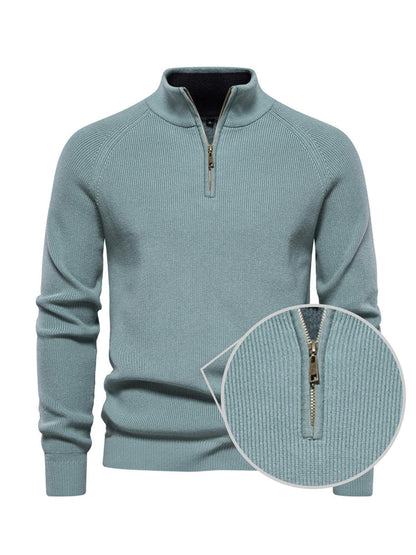 Mehr als nur ein Basic: Herren Golf Pullover mit Viertel