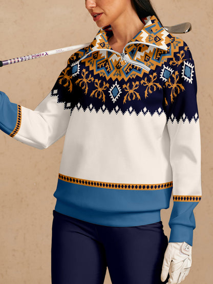 Sweat-shirt de golf Baroque audacieux