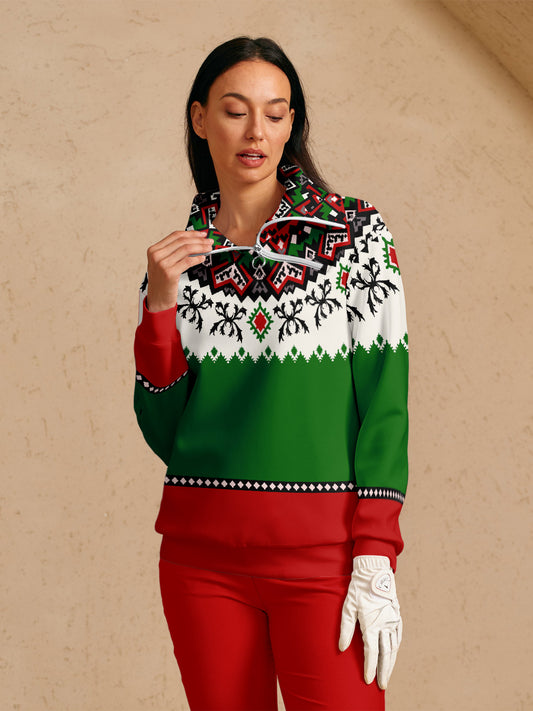 Sweat-shirt de golf Baroque audacieux