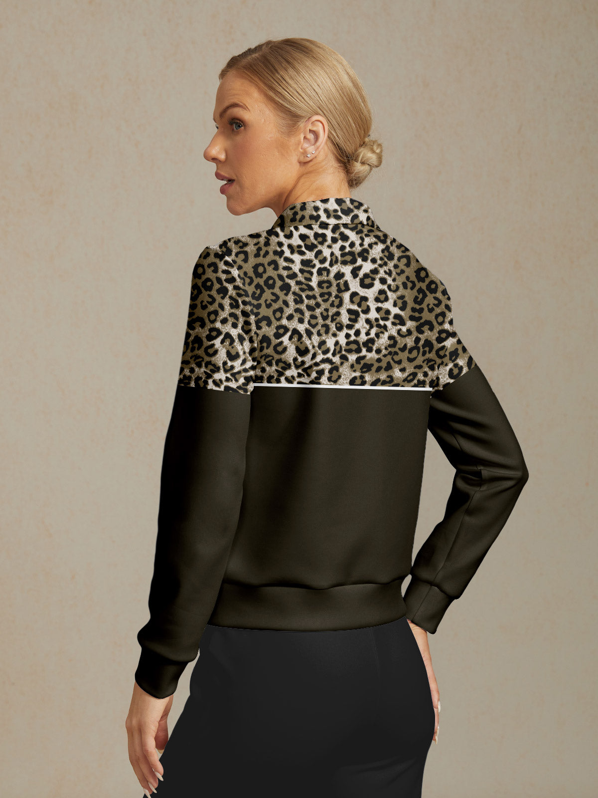 Sudadera de golf con estampado de fiesta de vida silvestre