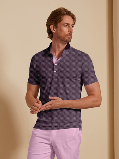 Not So Classic Herren-Poloshirt mit Rippkragen, UPF50+