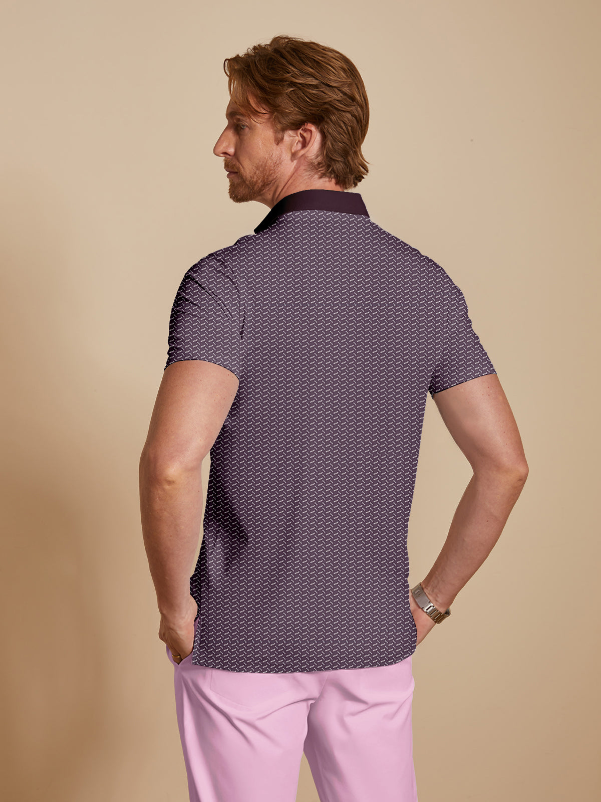Not So Classic Herren-Poloshirt mit Rippkragen, UPF50+