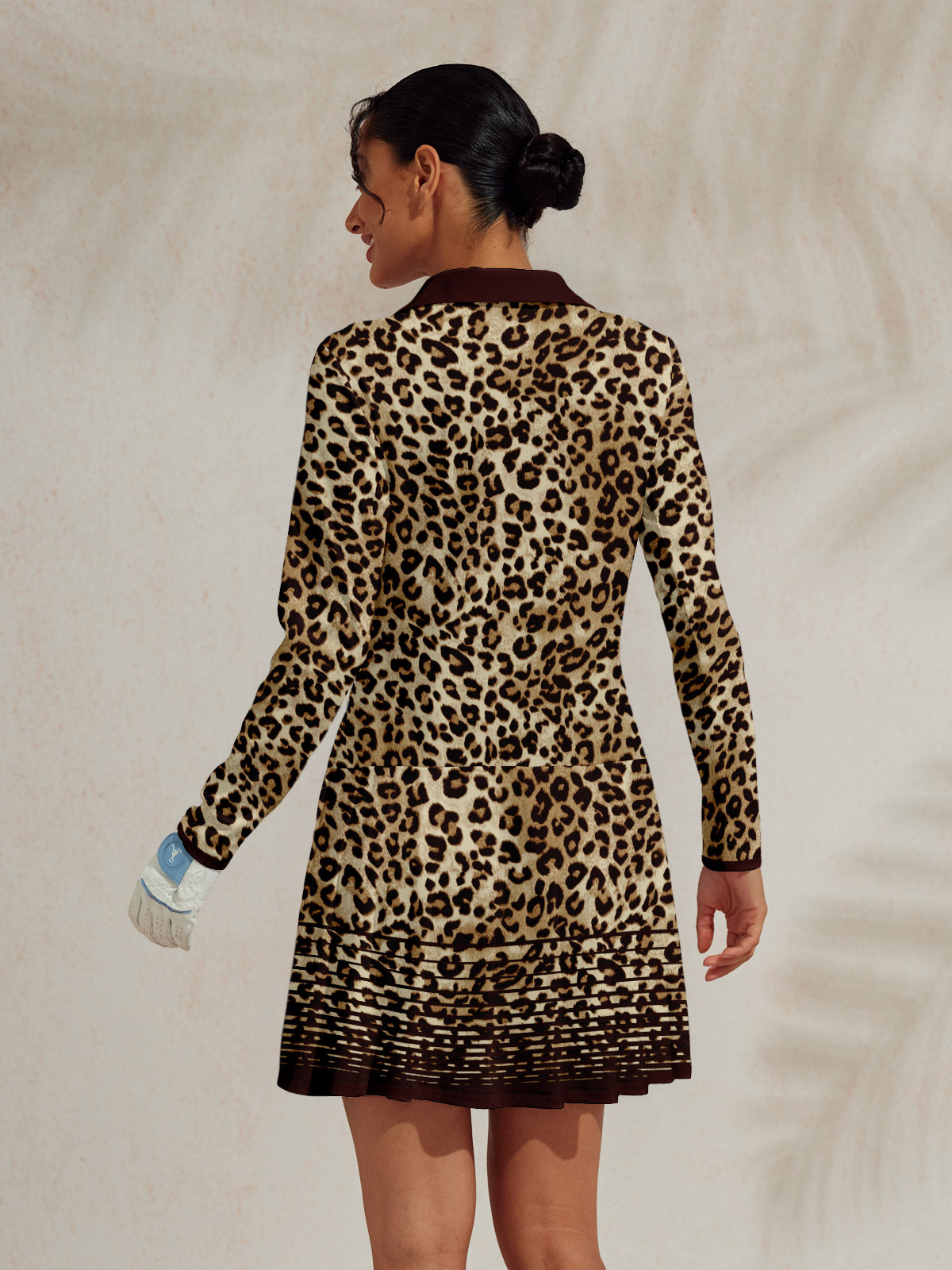 Wildlife Party Long Sleeve Ruffle 36.5 Inch Dress