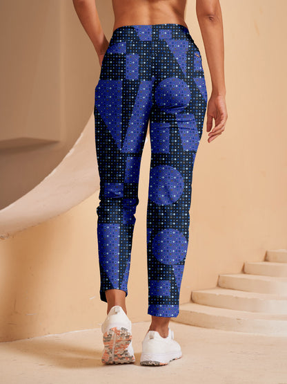 Pantalones Tobilleros Elásticos de Rendimiento Náutico Divertido de 28 Pulgadas