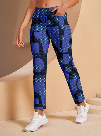 Pantalones Tobilleros Elásticos de Rendimiento Náutico Divertido de 28 Pulgadas