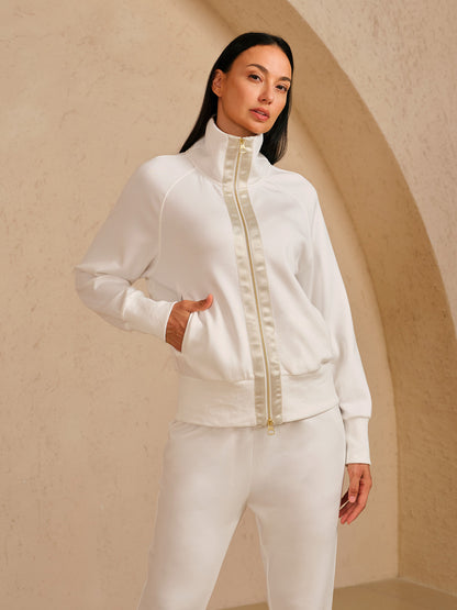 UltraSoft Lange Mouw Getrimde Jas