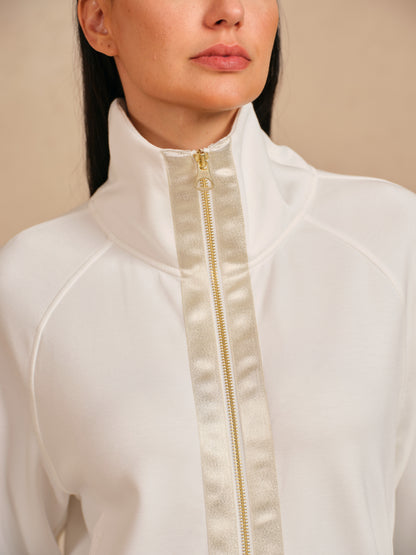 UltraSoft Lange Mouw Getrimde Jas