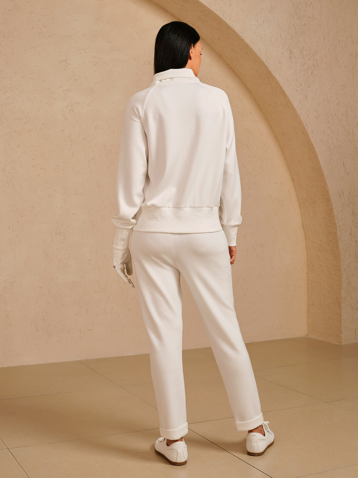 UltraSoft Lange Mouw Getrimde Jas