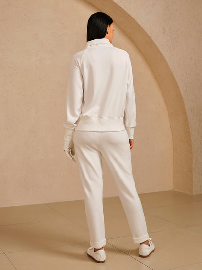 UltraSoft Lange Mouw Getrimde Jas