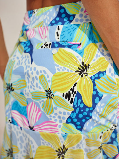 Premium 19 Inch A-Line Ruffle Skort UPF50+