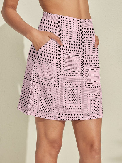 Hyper-prep Silky 19 Inch High Waist Skort UPF50+