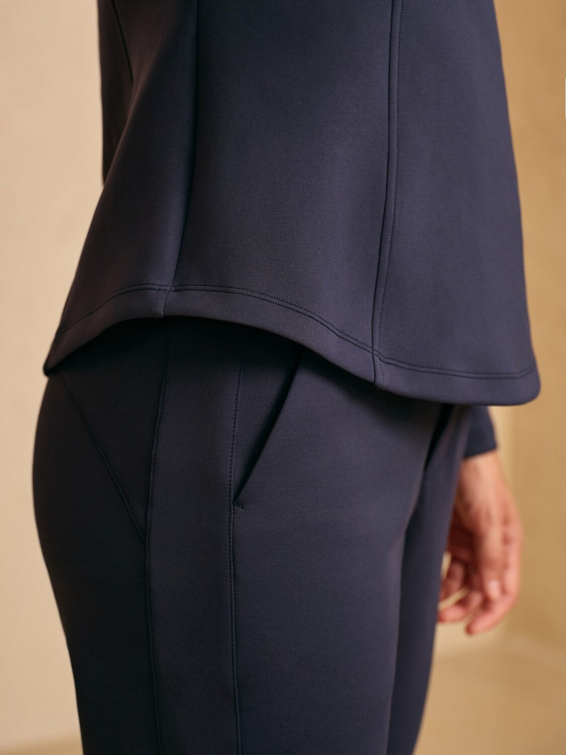 Navycore Sudadera ajustada de manga larga con elasticidad