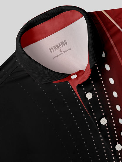 Air Brush Men's Ribbed Collar Polo Top UPF50+