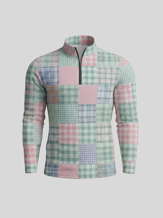 Not So Classic Herren Golfshirt mit Viertelreißverschluss UPF50+