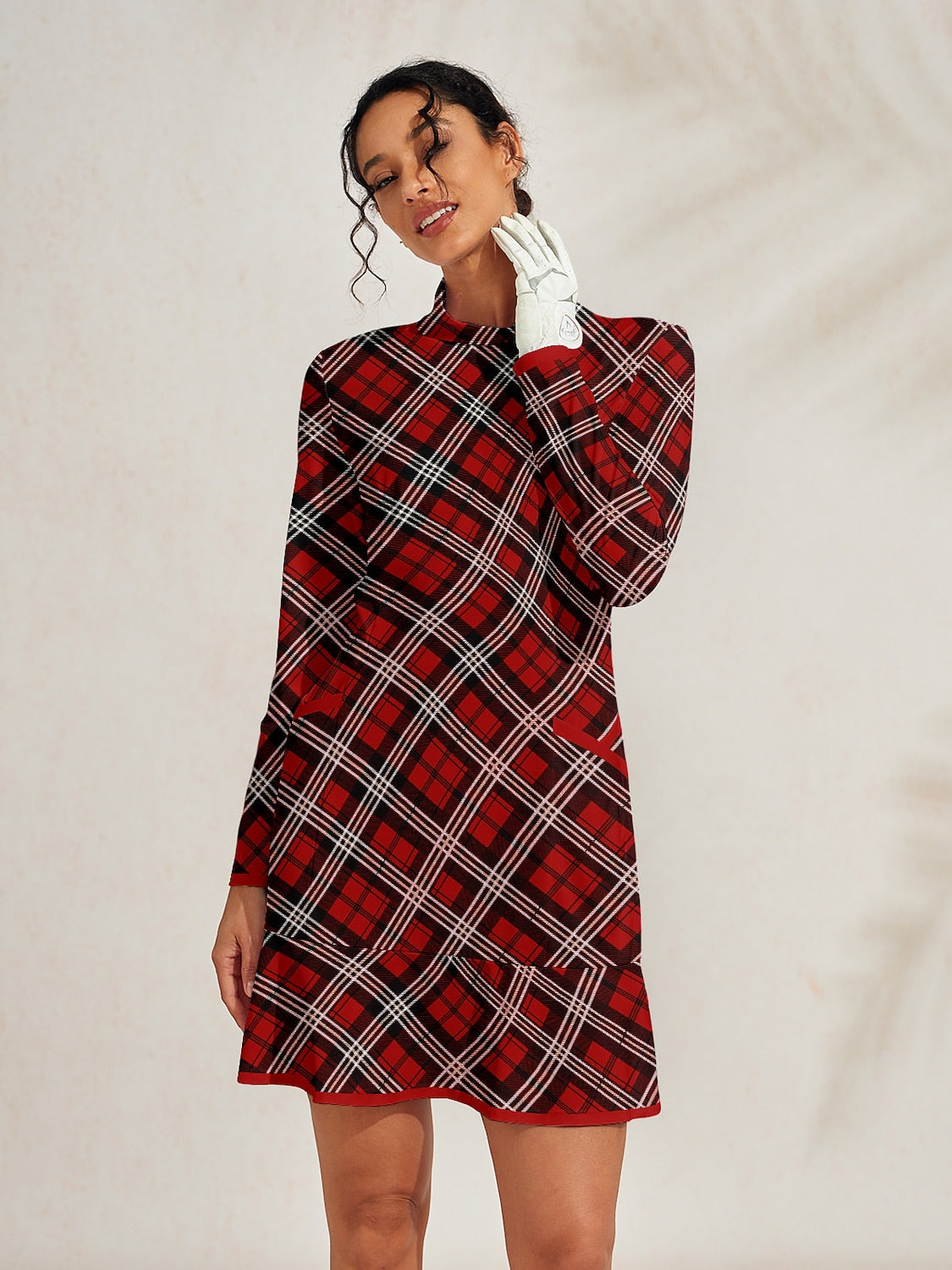 Not So Classic Long Sleeve Ruffle 36.5 Inch Dress