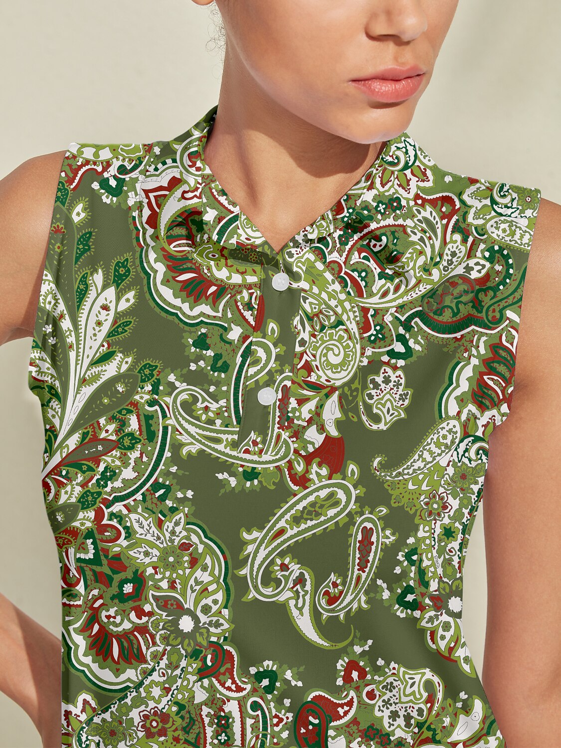 Pretty Feminine Polo Top UPF50+