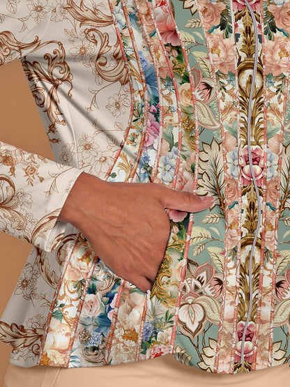 Bold Baroque Chaqueta de Golf con Volantes Protección Solar