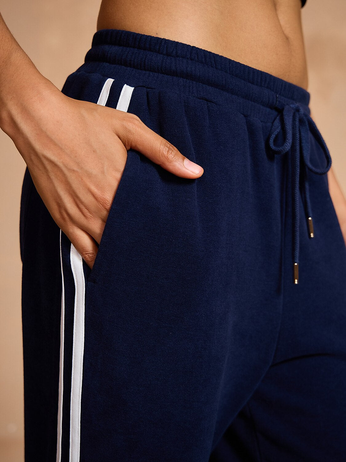 UltraSoft Velour 40 Inch Stretch Drawstring Wide Leg Pants