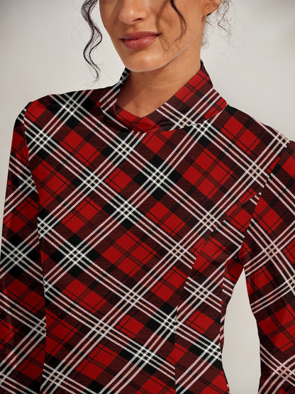 Not So Classic Long Sleeve Ruffle 36.5 Inch Dress