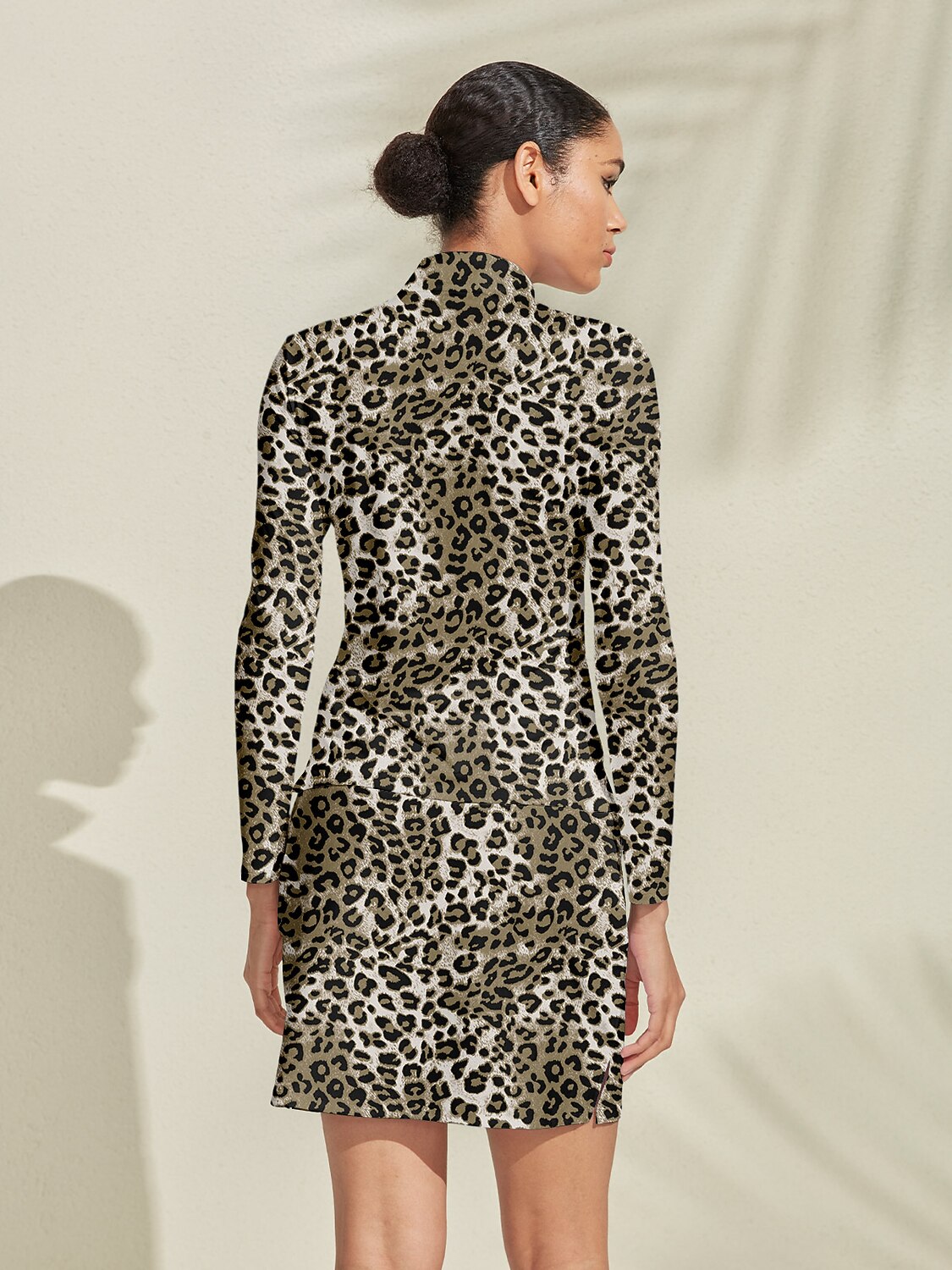 Wildlife Party Silky Golf Shirt Quarterzip UPF50+