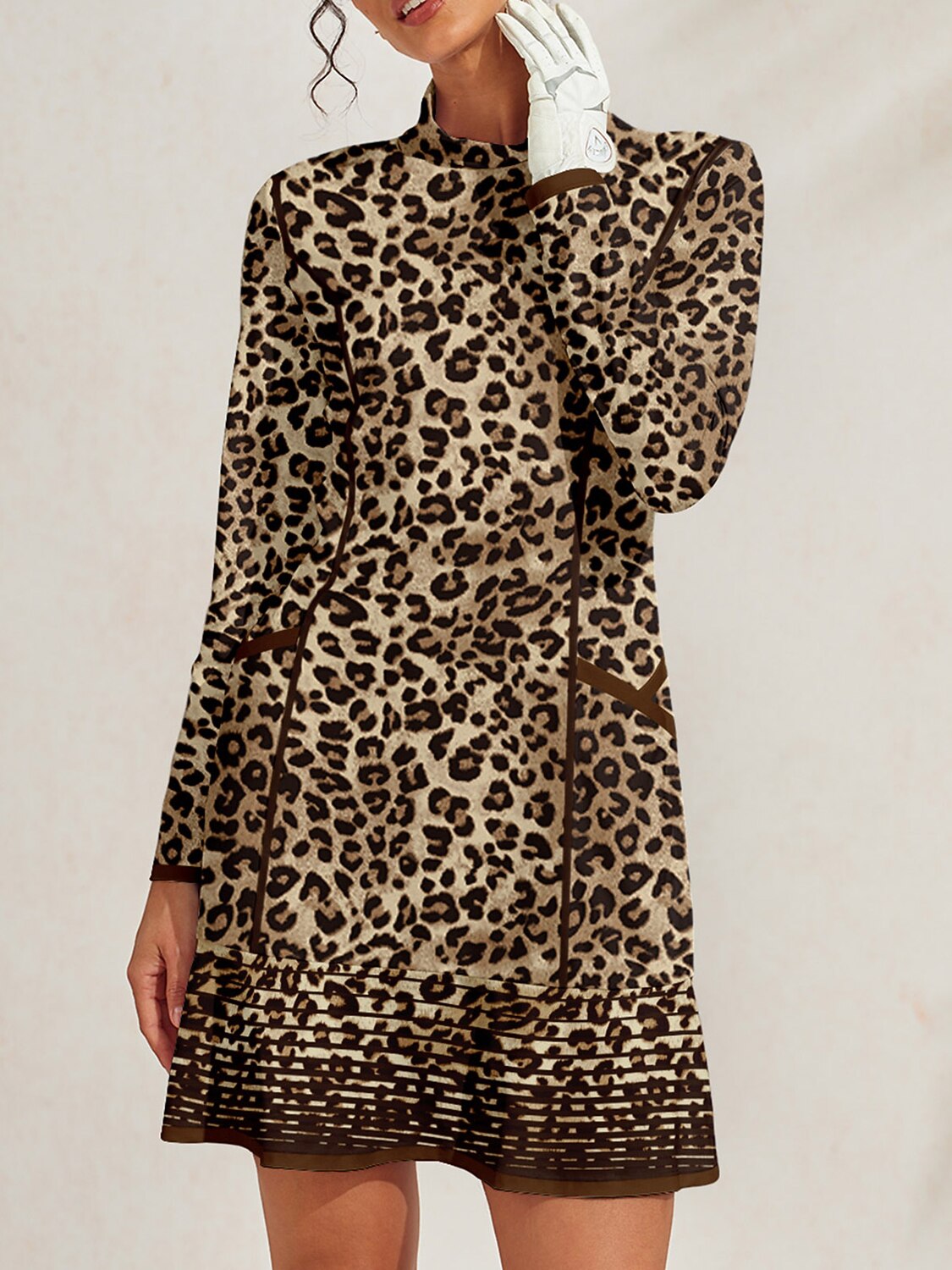 ワイルドライフパーティー 長袖ラッフル 36.5インチドレス