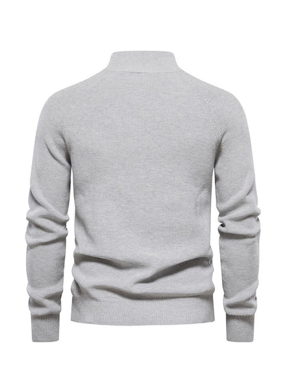 Męski golf z suwakiem do ćwiartki More Than Basic