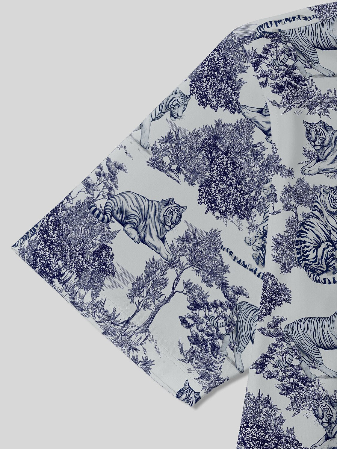 Wildlife Party Herren-Poloshirt mit Rippkragen UPF50+