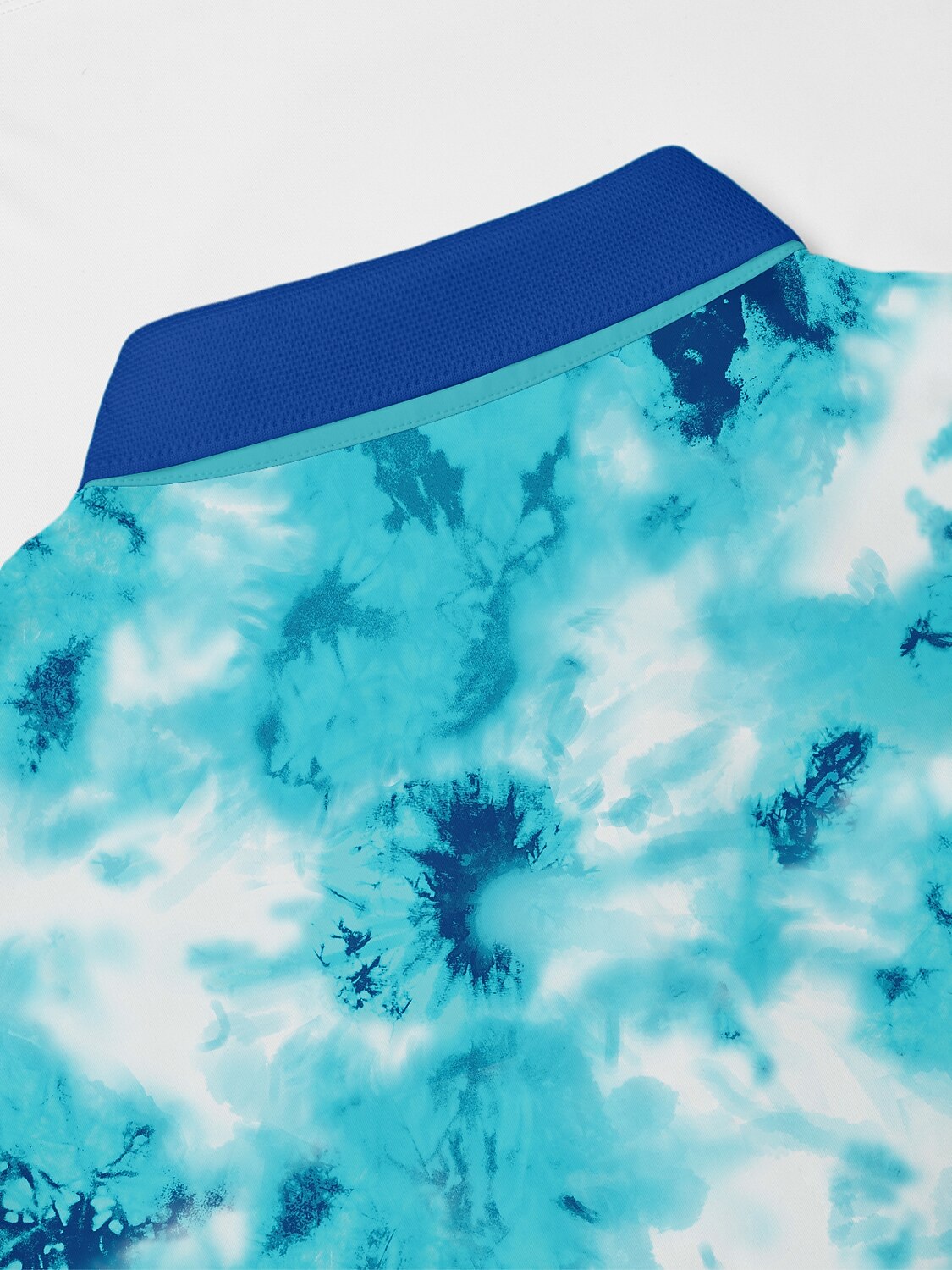 Inked Skins Men's Ribbed Collar Polo Top UPF50+