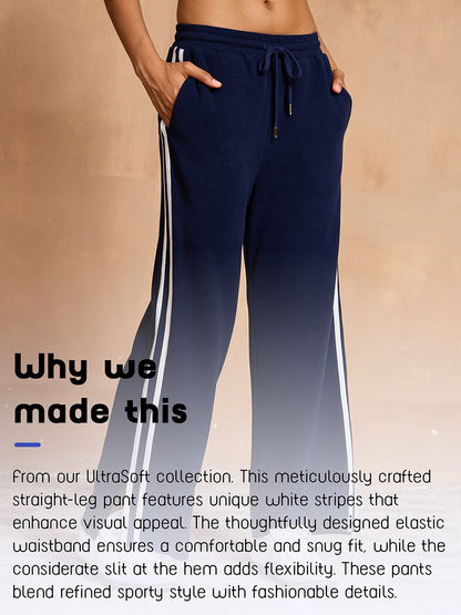 UltraSoft Velour 40 Inch Stretch Drawstring Wide Leg Pants