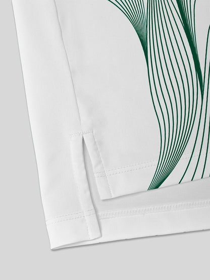 Air Brush Men's Ribbed Collar Polo Top UPF50+