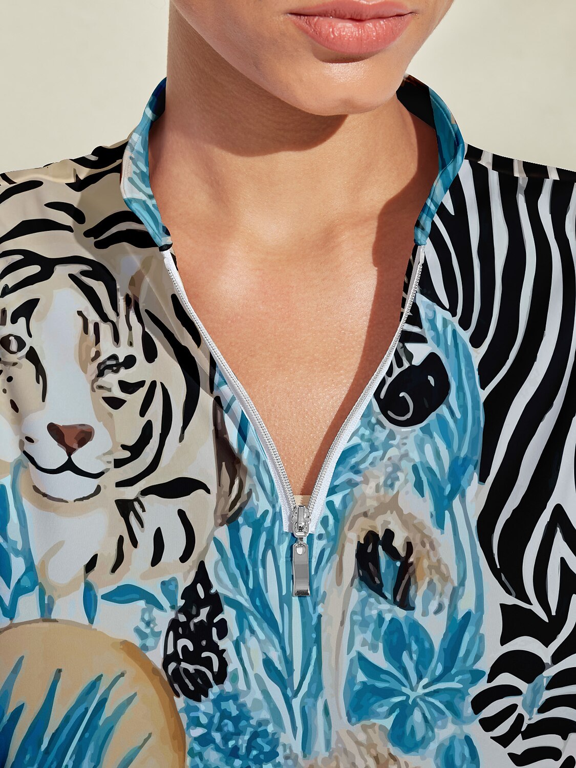 Wildlife Party 36.5 Inch Dress UPF50+