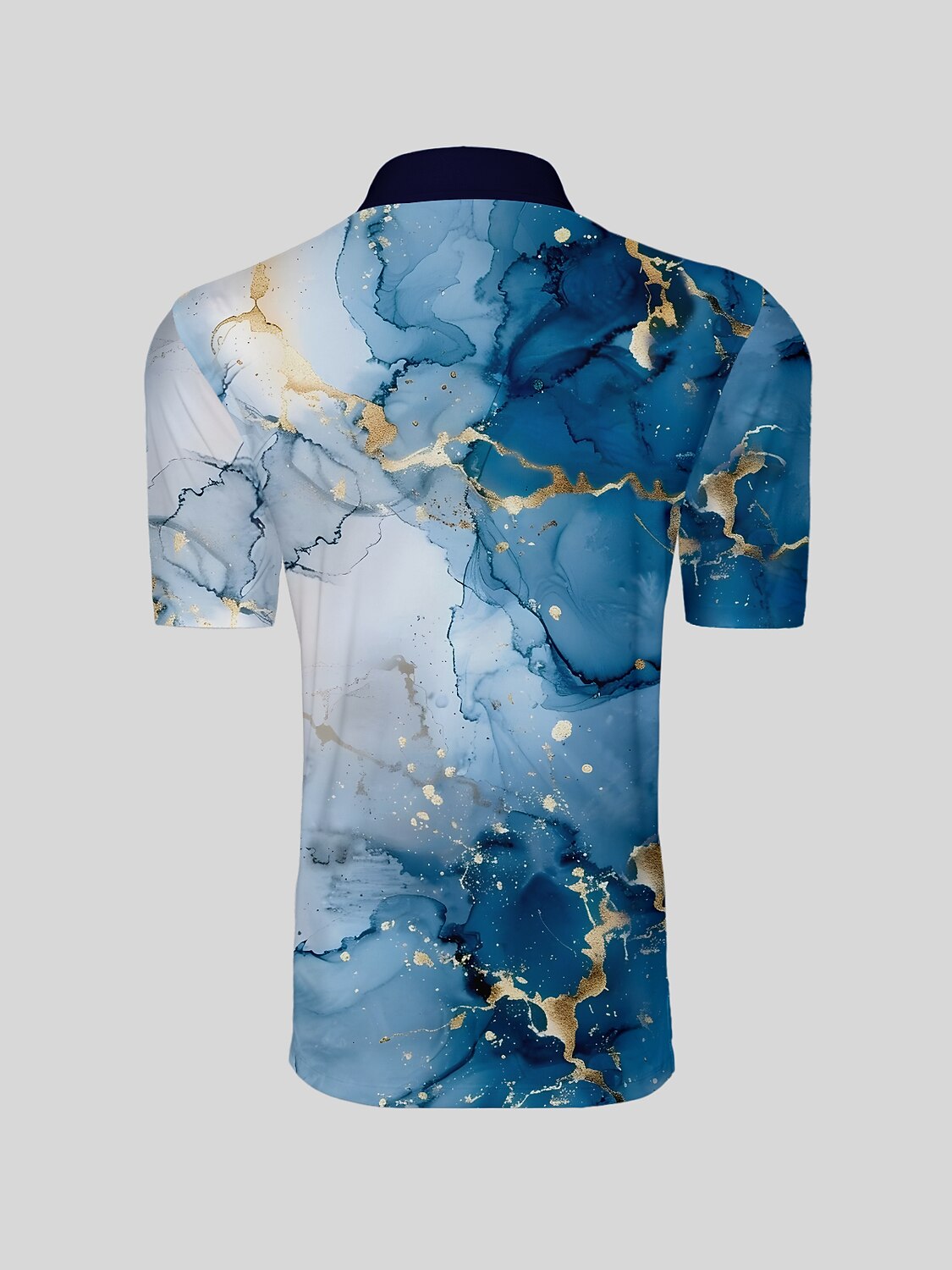 Inked Skins Heren Polo met Geribde Kraag UPF50+