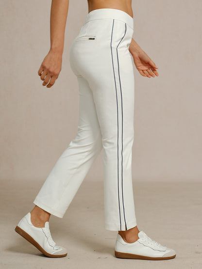 Eagle 28 Inch Performance Stretch Trimmed Ankle Pants